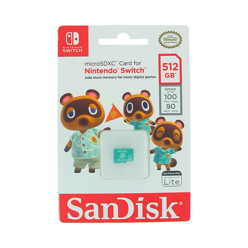 SanDisk 512GB Nintendo Switch microSDXC Memory Card - Brand New