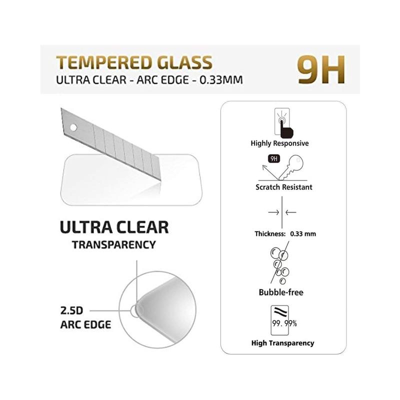 NEW'C 3-Pack Tempered Glass Screen Protector for iPhone 14 Pro Max - Case Friendly, Scratch-Proof, Bubble-Free - view 2
