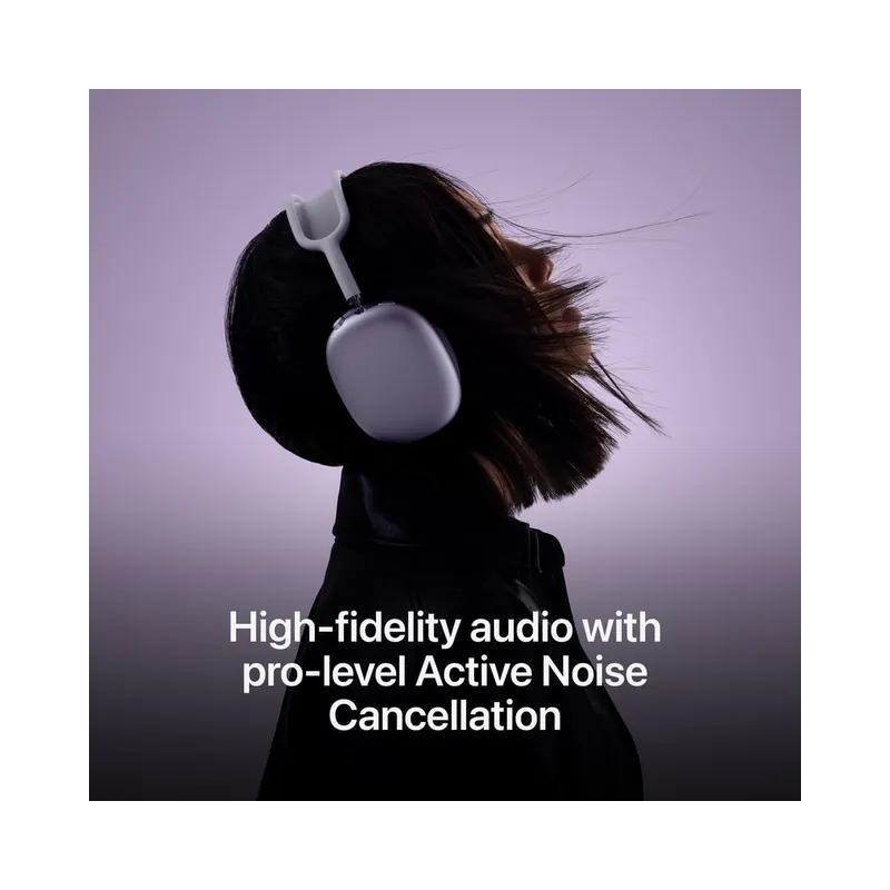 Apple AirPods Max Wireless Over-Ear Headphones, Pro-Level Active Noise Cancellation, Personalized Spatial Audio, USB-C.