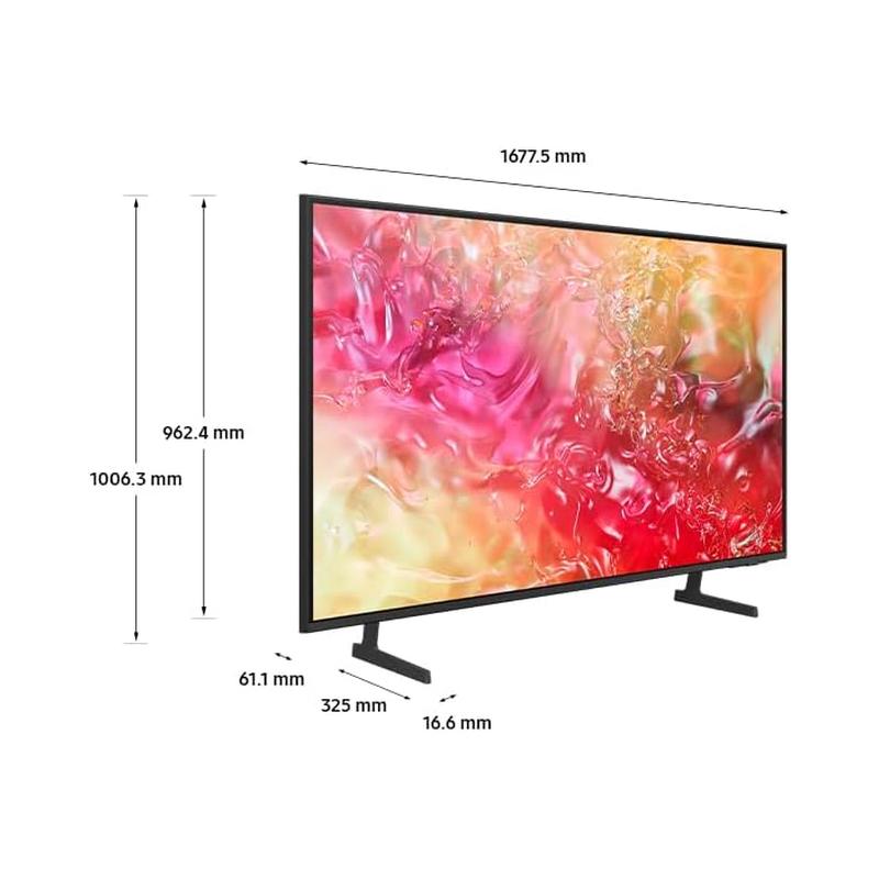 Samsung 75" 4K UHD HDR Smart TV (UN75DU7100FXZC) with Tizen OS - 2024 Model - Brand New - (Pick Up Only, Delivery Not.