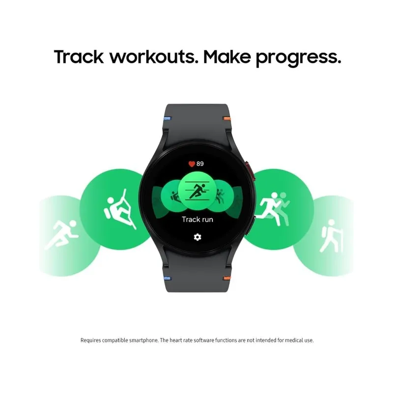 Samsung Galaxy Watch FE (Bluetooth, 40mm), Sapphire Crystal Glass, Fitness Tracker, ECG, Heart Montior, Sleep Monitor,.