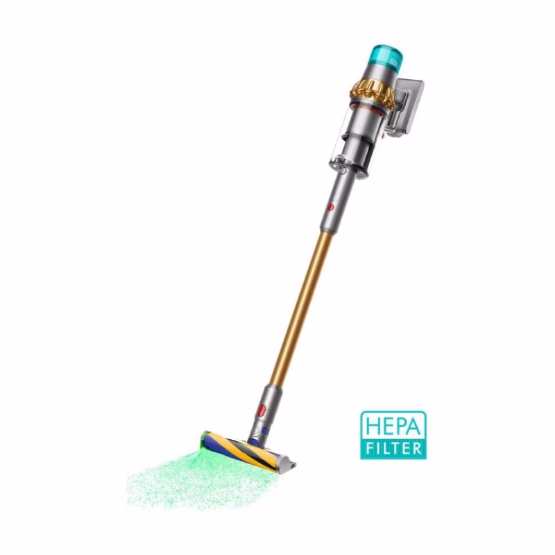 Dyson V15 Detect Absolute Cordless Vacuum (Gold/Iron) - Open Box
