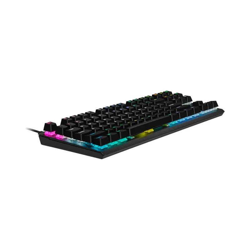 CORSAIR K60 RGB TKL RGB Tenkeyless Optical-Mechanical Wired Gaming Keyboard - OPX Switches - Black (Brand New) - view 5