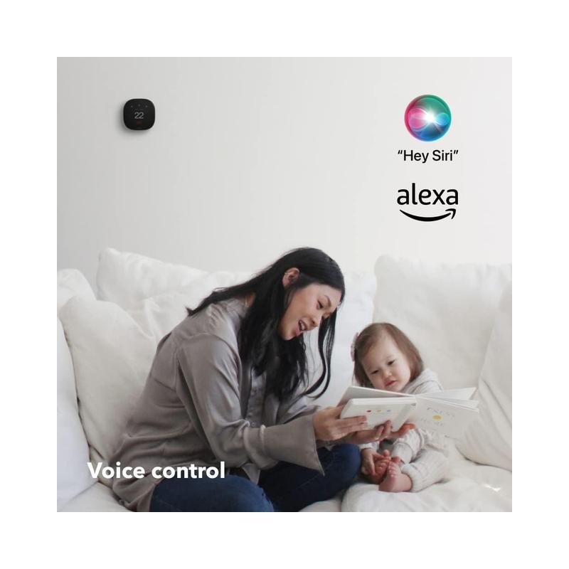 Ecobee New Smart Thermostat Premium with Smart Sensor and Air Quality Monitor - Programmable Wifi Thermostat - Brand New -.