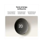 Google Nest Learning Thermostat (4th Gen) Works with Alexa and Google Home App - Polished Gold - view 3