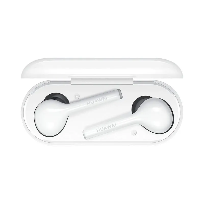 HUAWEI FreeBuds Lite Earphones, True Wireless Stereo Bluetooth Earbuds - (Ceramic White) - Open Box - view 3