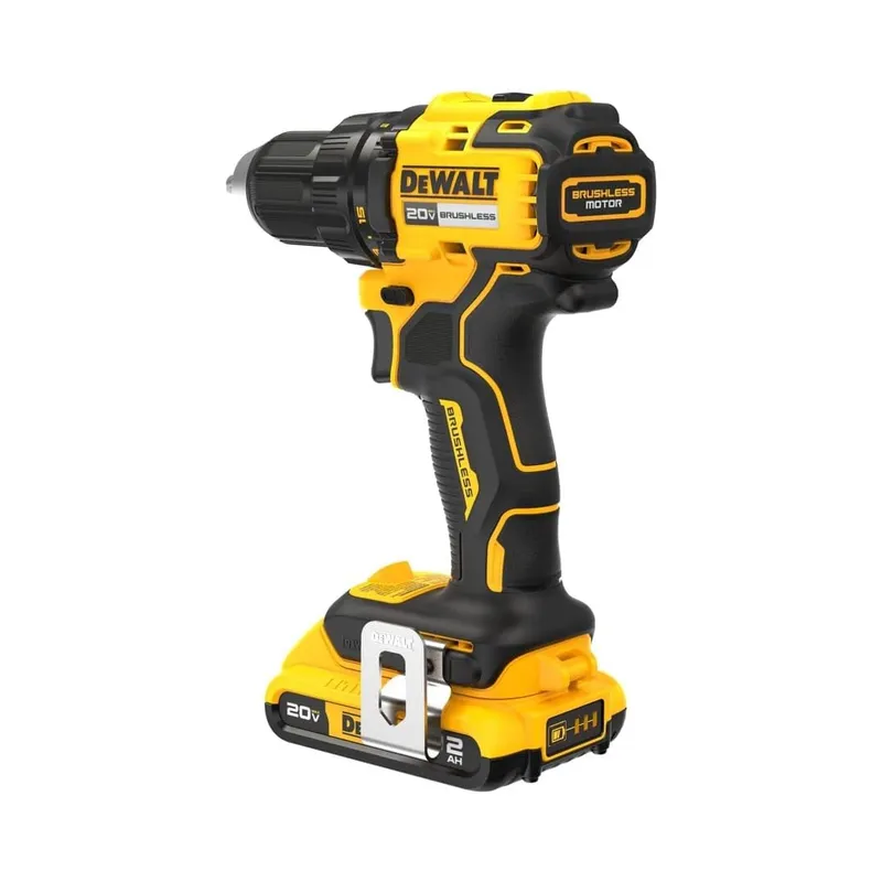 DEWALT 20V MAX Brushless 1/2 in. Cordless Compact Drill Driver Kit, Ratcheting Chuck, LED (DCD793D1) - Brand New - view 2