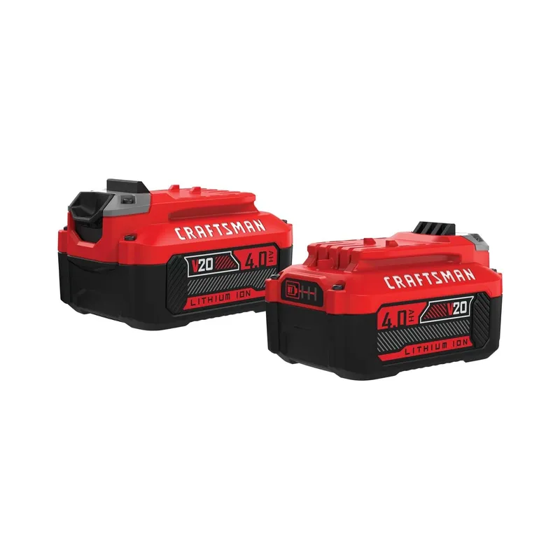 CRAFTSMAN V20 Lithium Ion Battery, 4.0-Amp Hour, 2 Pack (CMCB204-2) - Brand New