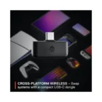 SteelSeries Arctis Nova 5P Wireless Multi-System Gaming Headset — Neodymium Magnetic Drivers (Brand New) - view 2