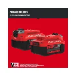 CRAFTSMAN V20 Lithium Ion Battery, 4.0-Amp Hour, 2 Pack (CMCB204-2) - Brand New - view 7