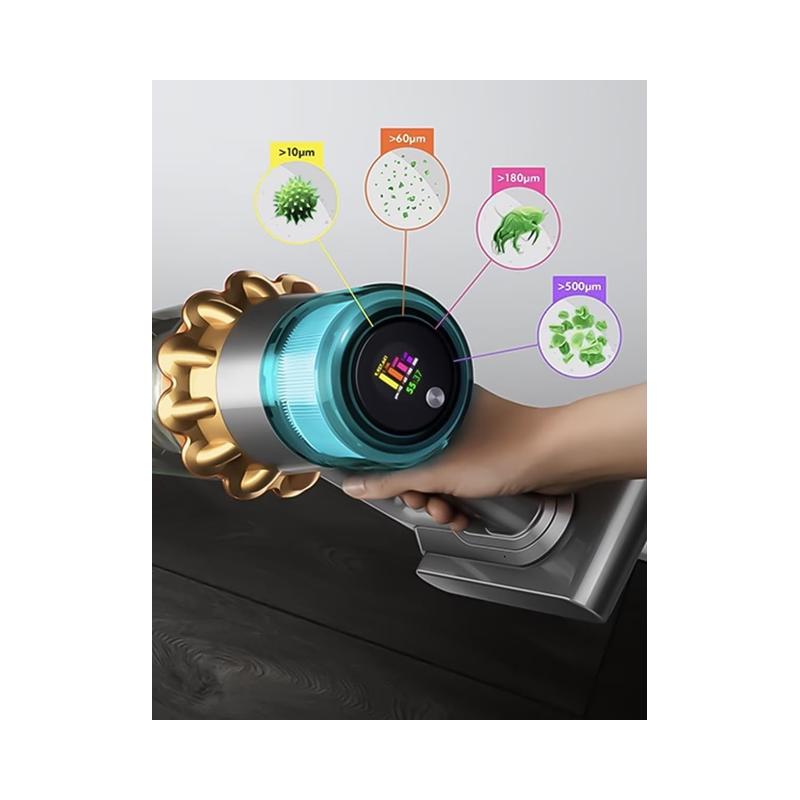 Dyson V15 Detect Absolute Cordless Vacuum (Gold/Iron) - Open Box - view 6