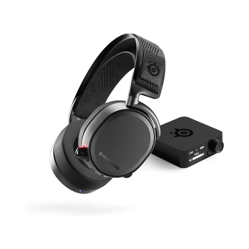 SteelSeries Arctis Pro Wireless Gaming Headset - Non-Stop Dual Battery - AI Noise Canceling Mic - PC, PS5, PS4, Mobile,.