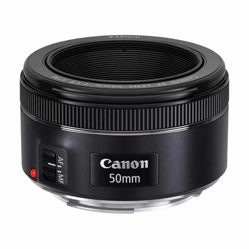Canon EF 50mm f/1.8 STM Lens for EF Cameras- Brand New - view 2