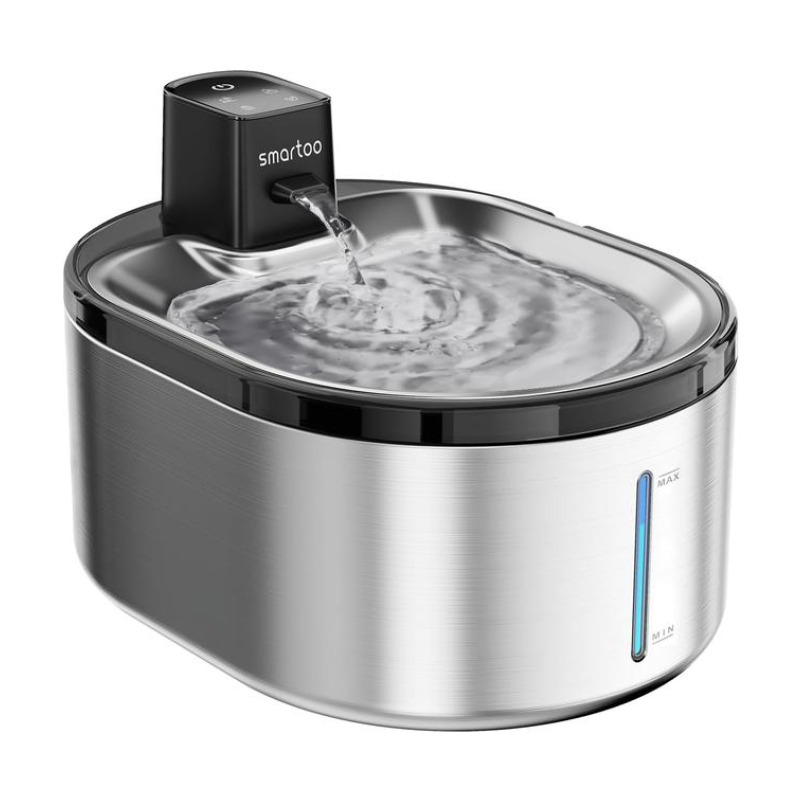 Smartoo Wireless Cat Water Fountain Stainless Steel (Brand New)