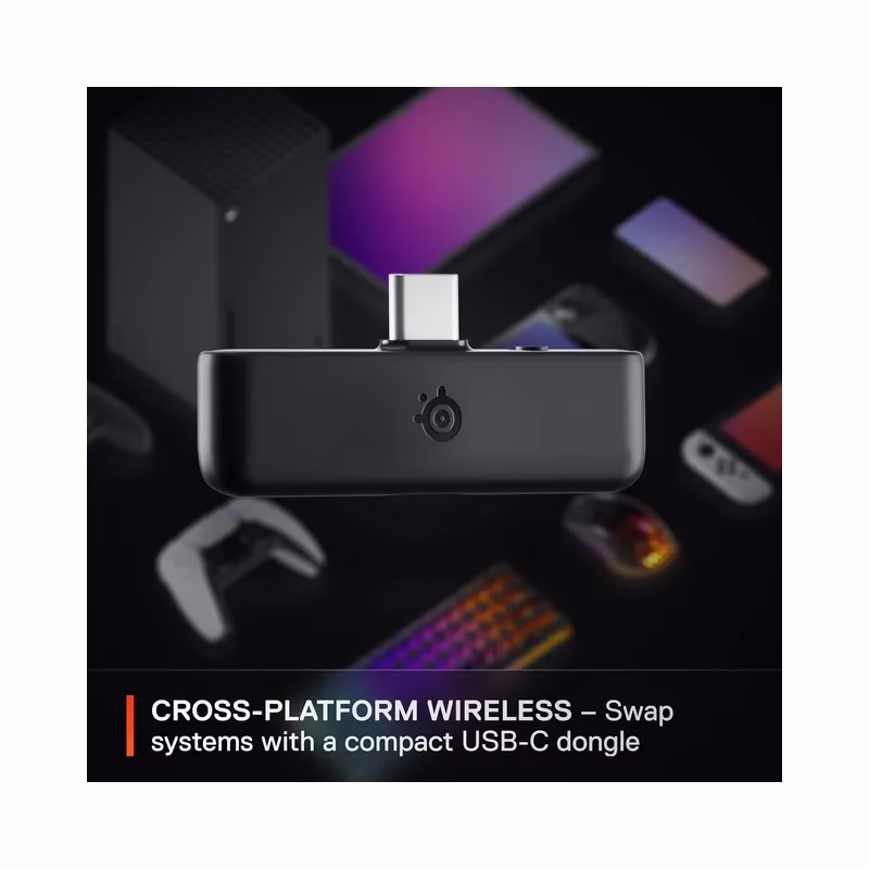 SteelSeries Arctis Nova 5X Wireless Multi-System Gaming Headset — Neodymium Magnetic Drivers- Xbox, PC, PS, Switch, Mobile.