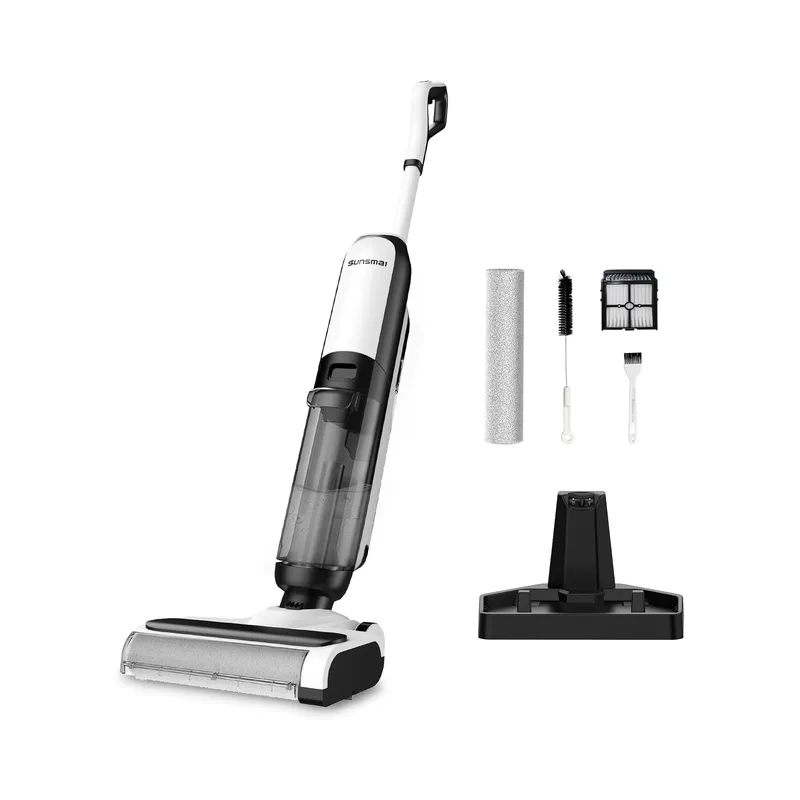 SUNSMAI - Wet Dry Vacuum Cleaner with Filtration and electrolytic Water, S12 Vacuum Cleaner Cordless with Battery and Voice.