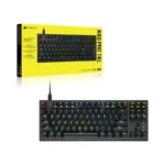 CORSAIR K60 RGB TKL RGB Tenkeyless Optical-Mechanical Wired Gaming Keyboard - OPX Switches - Black (Brand New) - view 3