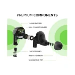 Belkin SoundForm Rise True Wireless Ear Buds with Wireless Charger Case, Dual Microphone, IPX5 Water Resistant Earbuds -.