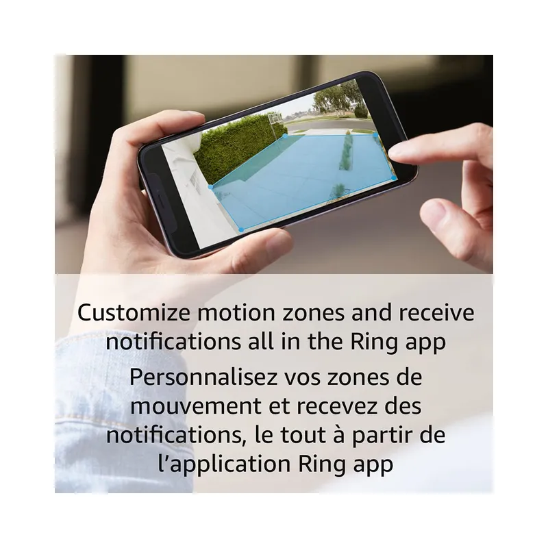 Ring Floodlight Cam Wired Pro with motion-activated 1080p HD video, White (Brand New) - view 8