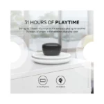 Belkin SoundForm Rise True Wireless Ear Buds with Wireless Charger Case, Dual Microphone, IPX5 Water Resistant Earbuds -.