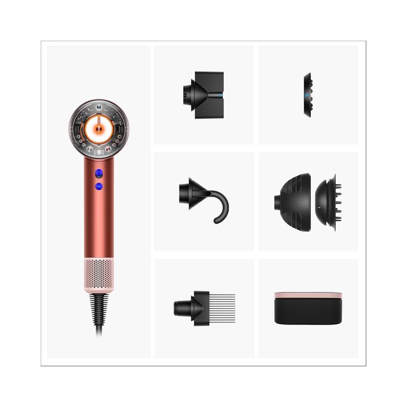 Dyson Supersonic Nural™ hair dryer (Strawberry Bronze/Blush Pink) - Brand New - view 3