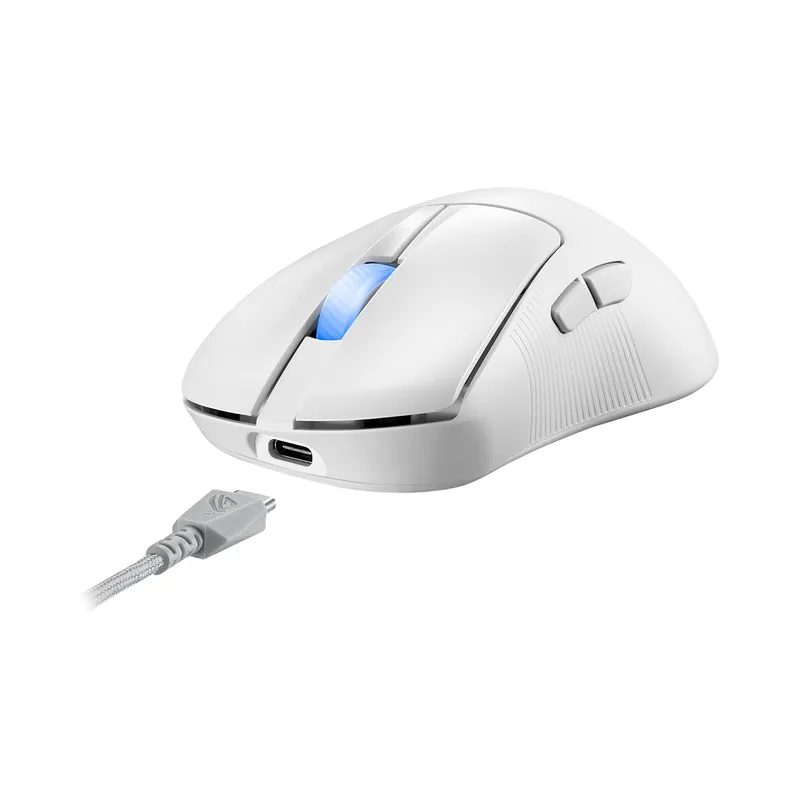 ASUS ROG Keris II Ace Wireless Gaming Mouse, 54g Lightweight, AimPoint Pro 42K Optical Sensor,ROG Polling Rate Booster,.