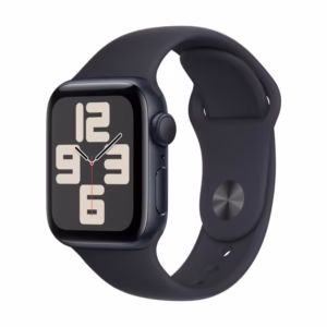 Apple Watch SE 2nd Gen Smartwatch with Aluminium Case and Sport Band. Fitness & Sleep Tracker, Crash Detection, Heart Rate Monitor, Water-Resistant - Certified Pre-Owned