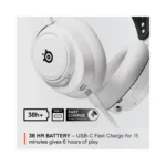 SteelSeries Arctis Nova 7X Wireless Multi-Platform Gaming Headset — Neodymium Magnetic Drivers - 2.4GHz + Bluetooth — 38Hr.