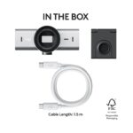 Logitech MX Brio Ultra HD 4K Collaboration and Streaming Webcam - Pale Grey (Brand New) - view 2