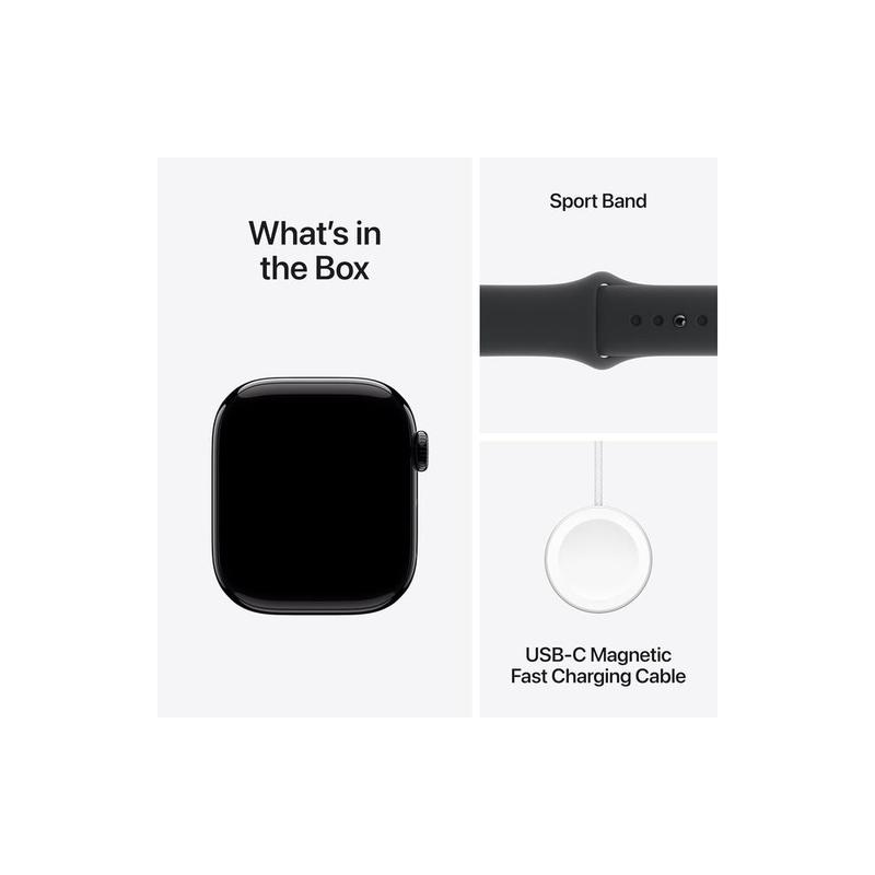 Apple Watch Series 10 [GPS + Cellular] Titanium Case with Sport Band- (Certified Pre-Owned) - view 4