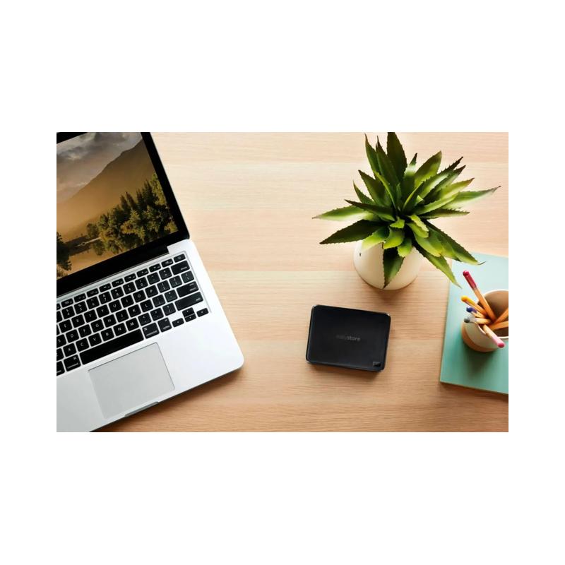 WD Easystore External USB 3.2 Gen 1 Portable Hard Drive - Black (Brand New) - view 3