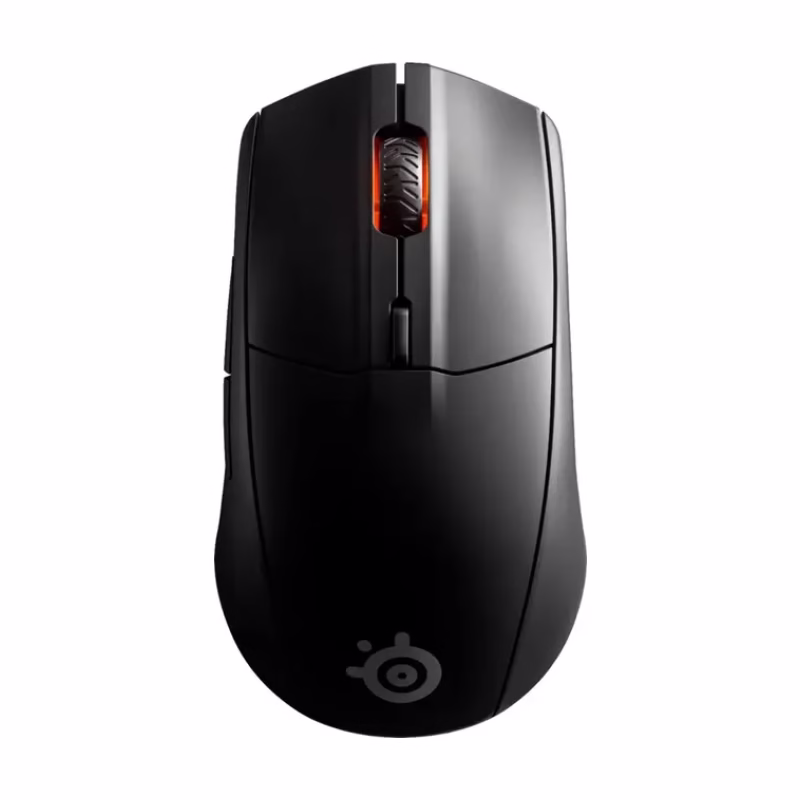 SteelSeries - Rival 3 Lightweight Wireless Optical Gaming Mouse with Brilliant Prism RGB Lighting - Wireless - Black (Brand.