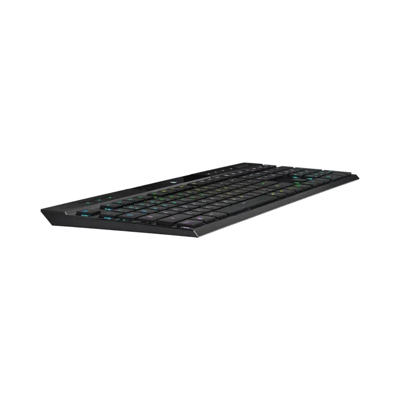 CORSAIR - K100 Air Wireless Full-Size Bluetooth RGB Mechanical Cherry MX Ultra Low Profile Tactile Switch Gaming Keyboard -.