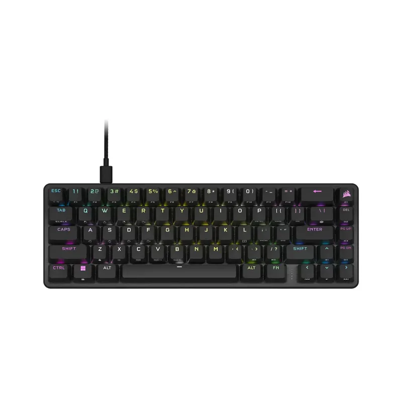 CORSAIR - K65 PRO MINI RGB 65% Optical-Mechanical Gaming Keyboard Backlit RGB LED, OPX (Brand New) - view 6