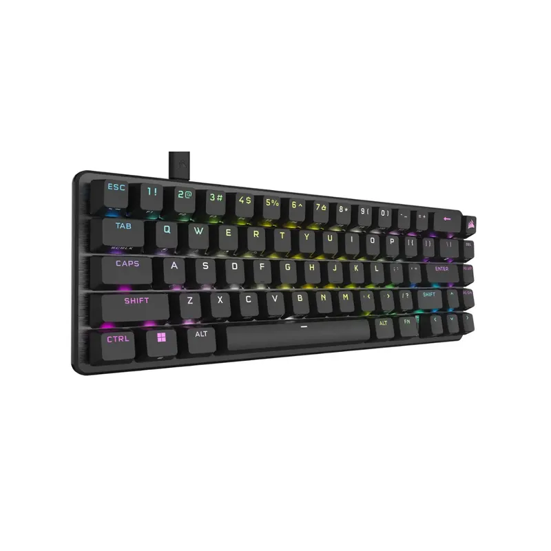 CORSAIR - K65 PRO MINI RGB 65% Optical-Mechanical Gaming Keyboard Backlit RGB LED, OPX (Brand New) - view 4