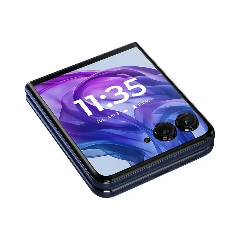 Motorola - razr+ 256GB, 2024, Midnight Blue, Unlocked International Smartphone - (Open Box) - view 5