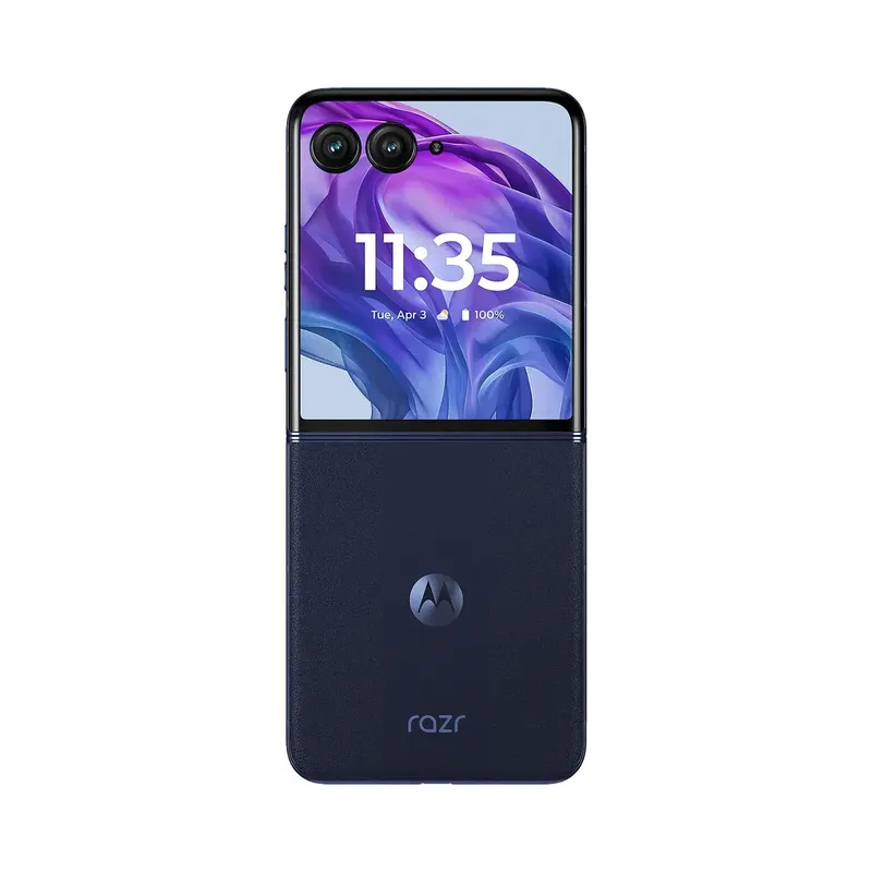 Motorola - razr+ 256GB, 2024, Midnight Blue, Unlocked International Smartphone - (Open Box) - view 8