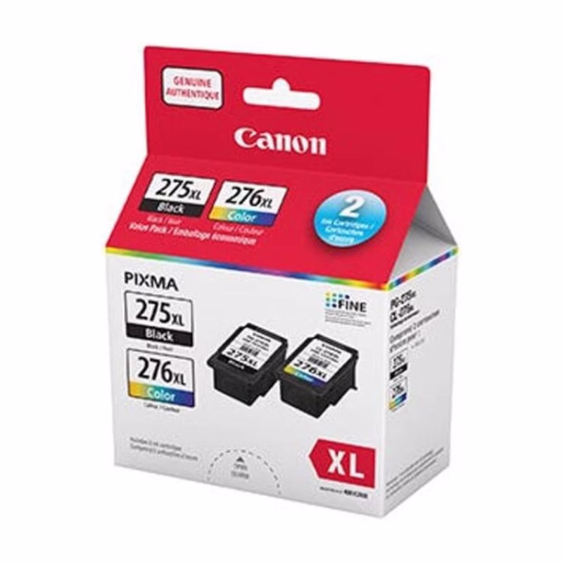 [Original] Canon PG-275XL / CL-276XL Original Inkjet Ink Cartridge - Black, Tri-color - 1 Pack
