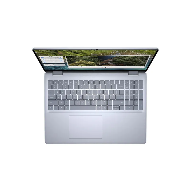 Dell Inspiron 5645 Laptop - 16.0-inch Display, AMD Ryzen 7-8840U, 16GB DDR5 RAM, 1TB SSD, AMD Radeon Graphics, Ice Blue.