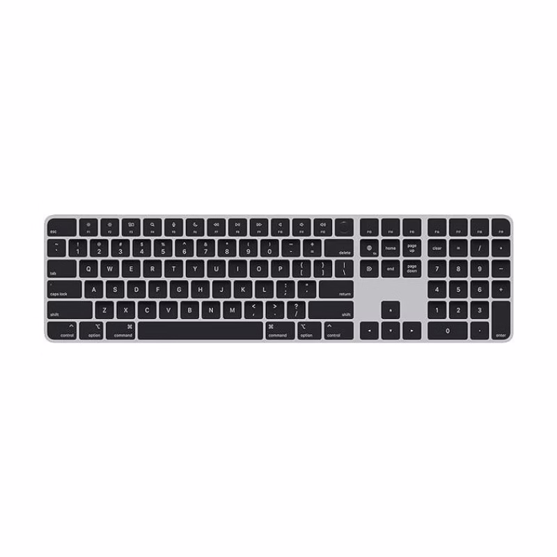 Apple Magic Keyboard w/ Touch ID and Numeric Keypad Black Keys For Mac Models with Apple Silicon - (Certified Pre-Owned)