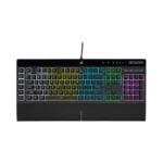 Corsair K55 RGB PRO Membrane Wired Gaming Keyboard – 6 Macro Keys with Elgato Integration – QWERTY NA – PC, Mac, Xbox –.