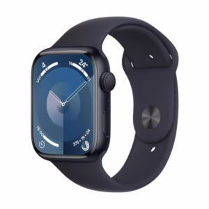 Apple Watch Series 9 Smartwatch with Aluminium Case with Sport Band, Fitness Tracker, Blood Oxygen & ECG Apps,.