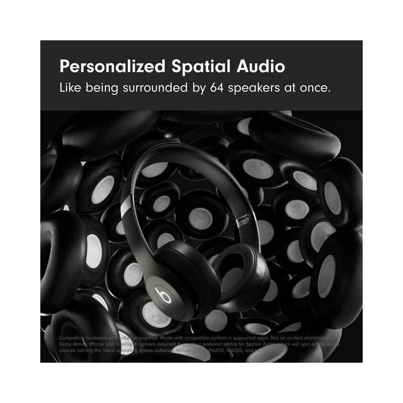 Beats Solo 4 - Wireless Bluetooth On-Ear Headphones, Up to 50 Hours of Battery Life (Certified Pre-Owned) - view 5