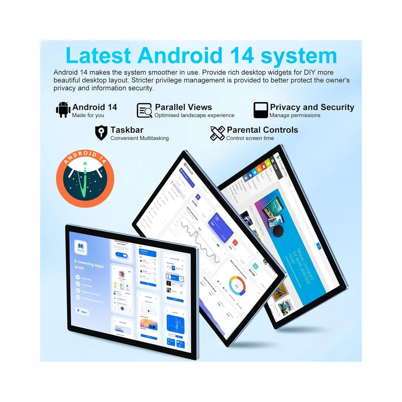 JUEDUR R900 - 2025 Newest Tablet 10 Inch Android 14 Tablets with 22GB RAM 128GB ROM 1TB Expand, Octa-Core, Metal Body -BLUE.