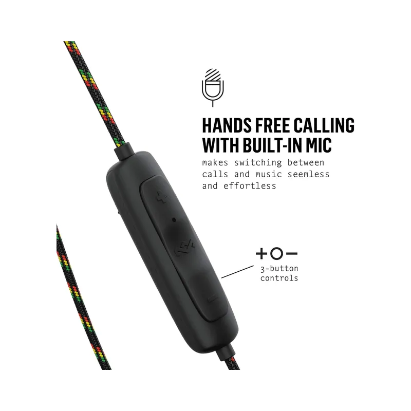 House of Marley Smile Jamaica Wireless 2, Bluetooth Headphones, Long Battery Life, Built-in Microphone and Quick Charge.