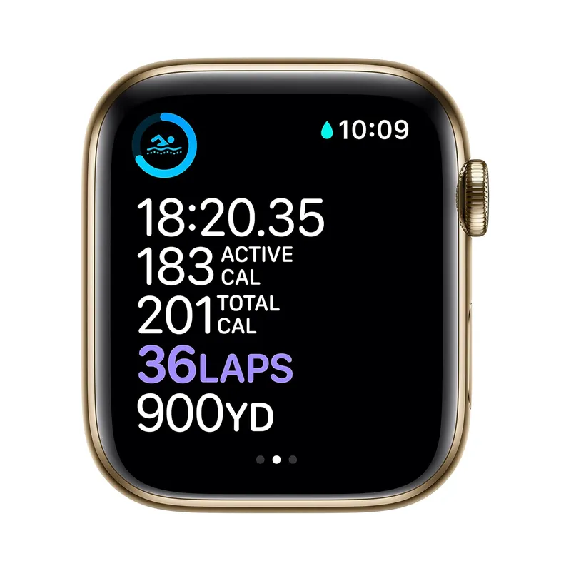 Apple Watch Series 6 - 40mm, GPS + Cellular, Stainless Steel Case - (Certified Pre-Owned) - view 4