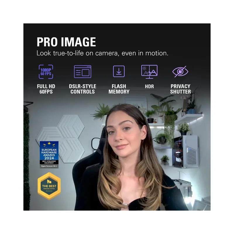 Elgato Facecam MK.2 – Premium Full HD Webcam for Streaming - Brand New - view 2