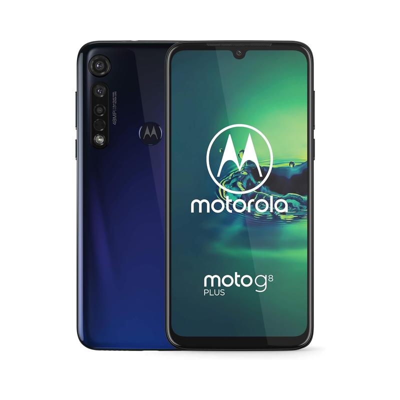 Motorola G8+ 64GB, Dual Sim, cosmic blue, International Model - (Open Box)