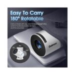 Gaimoo Mini Projector 2024 Upgraded 1080P Native 4K Support Portable Projector [Built-in App] - Open Box - view 6