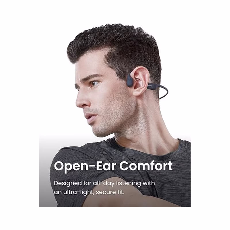 SHOKZ OpenRun S803 - Bone Conduction Sport Headphones | Black - Brand New - view 4